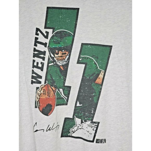 Next Level Apparel NFLPA Philadelphia Eagles Wentz #11 500 Level XXL T Shirt - Picture 3 of 10